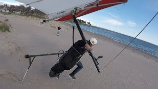 Electric hanggliding on the Beach [upl. by Hagep]