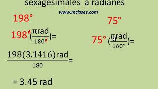 ¿Cómo convertir Grados sexagesimales a Radianes [upl. by Rubenstein]