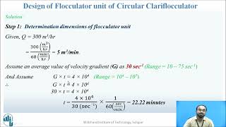 Design of Flocculator unit of Circular Clariflocculator [upl. by Arreyt]