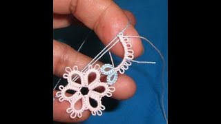 shuttle tatting tutorialshuttle tatting needle tatting [upl. by Karissa470]