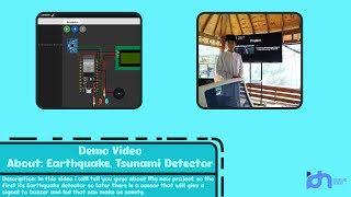 Demo Video  Earthquake amp Tsunami Detector  IT Competition  IDN [upl. by Zuleika]