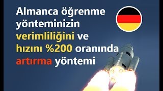 GermanAlmanca öğrenme yönteminizin verimliliğini ve hızını 200 oranında artırmanın yolu DeTr [upl. by Aisatal501]