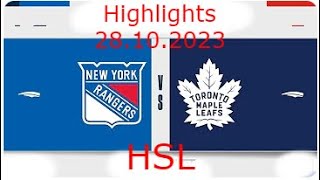 Hockey Slapshot League Highlights TOR Vs NYR [upl. by Eselrahc690]