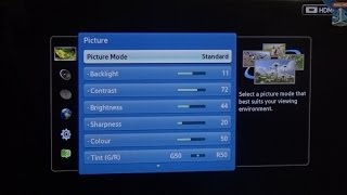 Samsung LED TV Picture Settings and Calibration ✔ [upl. by Etnuad773]