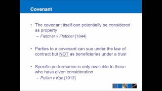 Equity amp Trusts  Covenants and After Acquired Property [upl. by Aliemaj]