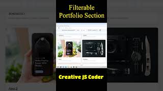 Filterable Image Gallery in HTML CSS amp JavaScript shorts [upl. by Lussier]