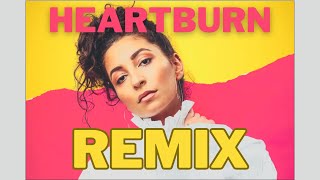 Wafia  Heartburn Remix  Lyric Video [upl. by Jarek665]