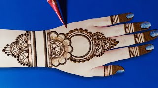 Eid Special Stylish Easy Mehndi designSimple Mehandi ka designMehndi designMehandi designHenna [upl. by Abbie348]