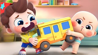 Play with Toys Gently  Sharing is Caring  Good Habits  Nursery Rhymes amp Kids Songs  BabyBus [upl. by Hafirahs704]