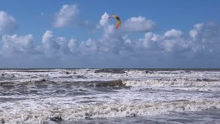 Kitesurfing along the coast [upl. by Adnawaj705]