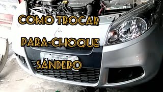 DESMONTAR PARACHOQUE de RENAULT SANDERO  totasoficial [upl. by Ennail]