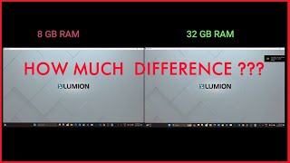 LUMION 8GB VS 32GB RAM HOW MUCH DIFFERENCE 2023 ram upgrade gpu [upl. by Mortie104]