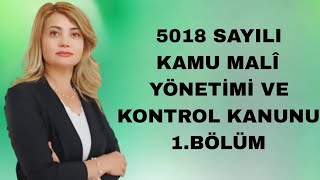 5018 SAYILI KAMU MALÎ YÖNETİMİ VE KONTROL KANUNU [upl. by Faxan]