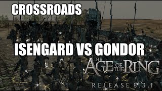 AotR 831 mod  How To Play Isengard vs Gondor [upl. by Airbmak889]