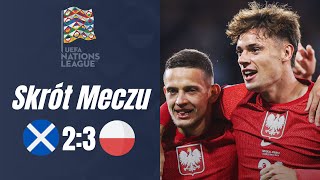 Szkocja  Polska 23 Skrót Meczu Liga Narodów UEFA 202425 [upl. by Malan781]