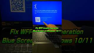 Fix WFP Invalid Operation Blue Screen Error on Windows 1011 💻 youtubeshorts shorts [upl. by Amethist]