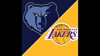 Memphis Grizzlies VS Los Angeles Lakers LIVE [upl. by Ardnik]