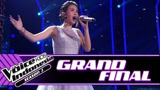 Nadhia quotMy Heart Will Go Onquot  Grand Final  The Voice Kids Indonesia Season 3 GTV [upl. by Aleydis]