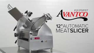 Avantco Automatic Meat Slicer [upl. by Muslim114]