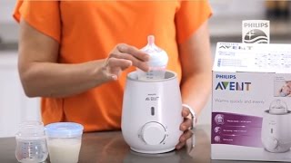 How does the AVENT bottle and food Warmer work  Philips  SCF255 [upl. by Musetta309]