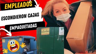 EMPLEADOS ESCONDIERON CAJAS EMPAQUETADAS EN LA BASURA😱🇺🇸😳Las metieron al FondoNoemyBLaSalvadoreña [upl. by Elrahc100]