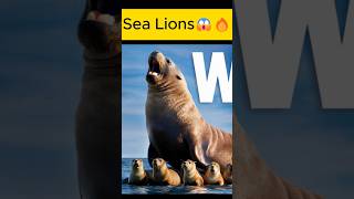 Sea Lion ATTACKS Whale 😱 TRUE STORY shorts facts [upl. by Adiarf]