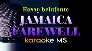 JAMAICA FAREWELL  HARRY BELAFONTE KARAOKE [upl. by Araj41]