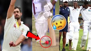 CRUSHED Mitchell Starc INSANE YORKER gets Joseph INJURED  AUS vs WI Test Cricket News Facts [upl. by Nnayr]