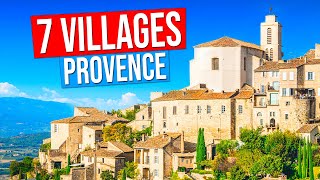 7 BEST VILLAGES of PROVENCE FRANCE in 4K [upl. by Mchugh]