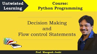 Lecture 6  Decision Making Statements and Flow control [upl. by Bianka]