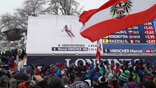 MARCEL HIRSCHER  KITZBÜHEL HAHNENKAMM SLALOM 2019 [upl. by Kalvin]