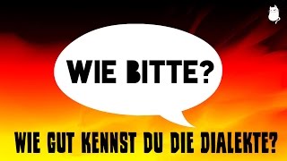 Dialekte in Deutschland Kannst du sie erraten [upl. by Attey740]