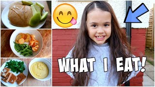 WHAT A 7 YEAR OLD VEGAN KID EATS😋 Iris [upl. by Hock]