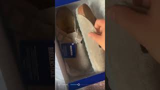 Birkenstocks unboxing✨unbox my Birkenstocks with me l birkenstock shoes unboxing shorts cute [upl. by Iris]