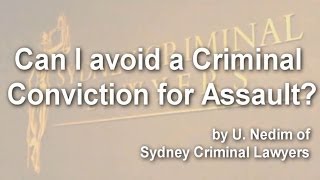 Can I avoid a criminal conviction for assault [upl. by Hsirk]