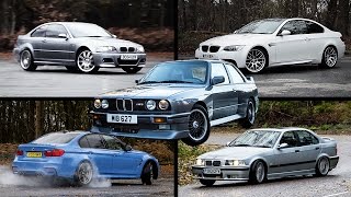 The Ultimate BMW M3 Review E30 vs E36 vs E46 vs E92 vs F80 [upl. by Ahsyla980]