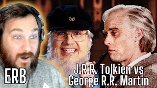 Author SMACKDOWN J R R Tolkien vs George R R Martin Epic Rap Battles of History Reaction [upl. by Idissak]