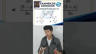 Factorizacion de expresion UNAM admision Mexico matematicas algebraticos admisión [upl. by Cir216]