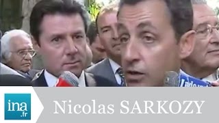 Nicolas Sarkozy officiellement candidat à la présidence de lUMP  Archive INA [upl. by Bacchus]