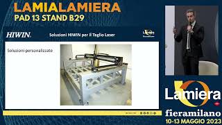 HIWIN si presenta nellarena LAMIALAMIERA di LAMIERA 2023 fieramilano Rho maggio 2023 [upl. by Nollahs]