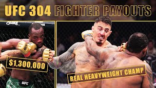 UFC 304 Payouts amp Salaries Revealed  Edwards vs Muhammad 2 [upl. by Nnayelhsa]