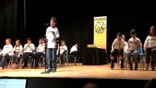 Billerica Spelling Bee 2012 Grade 4 [upl. by Archle]