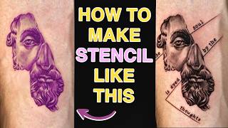 Creating A Tattoo Stencil Stepbystep Guide [upl. by Stephannie490]