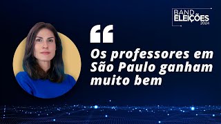 Marina Helena responde sobre reajuste salarial para professores em SP [upl. by Nywra]