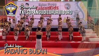 PADANG BULAN  LAGU DAERAH JAWA TENGAH Penampilan TKSD Pangudi Luhur III Boro [upl. by Hagai]