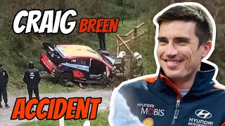 Craig BREEN Accident at Rally Croatia 2023  Rip Craig BREEN craigbreen [upl. by Arakal]