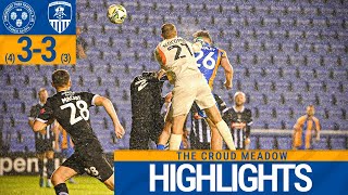 CARABAO CUP HIGHLIGHTS  Shrewsbury Town 33 Notts County  Salop top incredible comeback on pens [upl. by Montana]