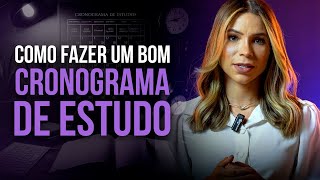 Como fazer um bom CRONOGRAMA DE ESTUDO  Profa Laryssa Neves [upl. by Rosio]