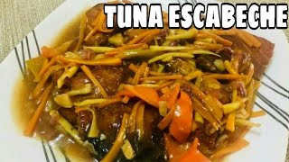 Escabeche tuna fish recipe no ketchupno tomato saucequick and easy [upl. by Lara]