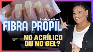 UNHA DE FIBRA QUE NÃO PINICA Passo a passo fibra nails unhas fibrapropil [upl. by Norine]